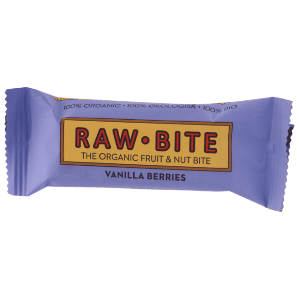 Energetska pločica RAW BITE vanila bobičasto voće 50g 0