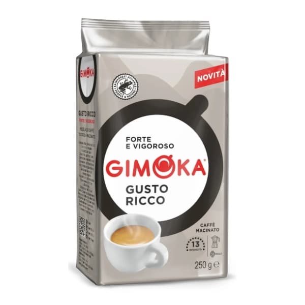 Espresso kafa GIMOKA Gusto Ricco mlevena 250g 0