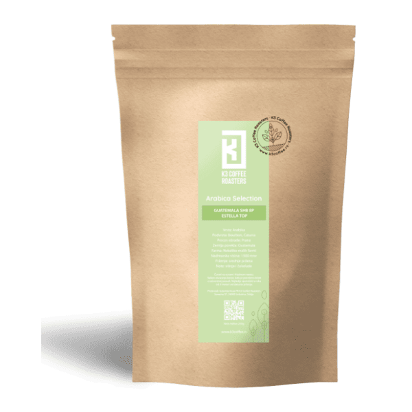 Espresso kafa K3 Guatemala Arabika u zrnu 1kg 0