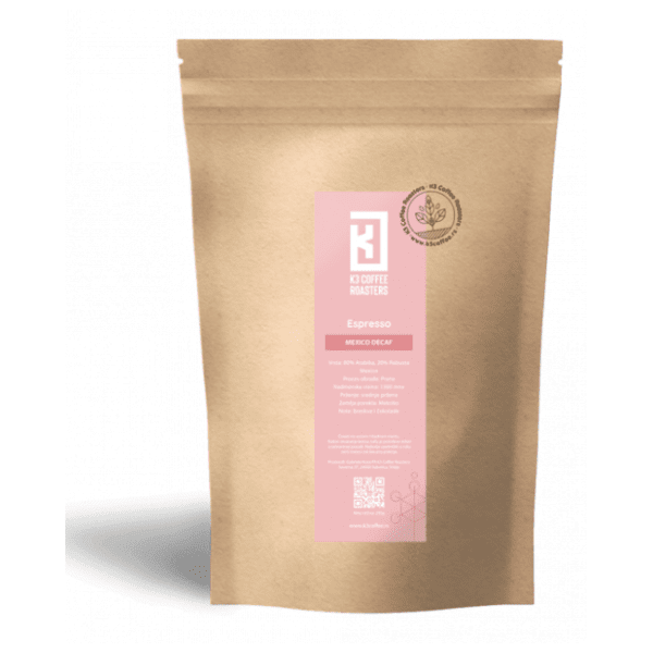Espresso kafa K3 Mexico decaf u zrnu 1kg 0