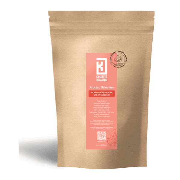 Espresso kafa K3 Nicaragua Arabika u zrnu 250g 0