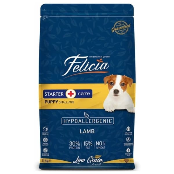 FELICIA Low grain hrana za male i mini pse jagnjetina 3kg 0
