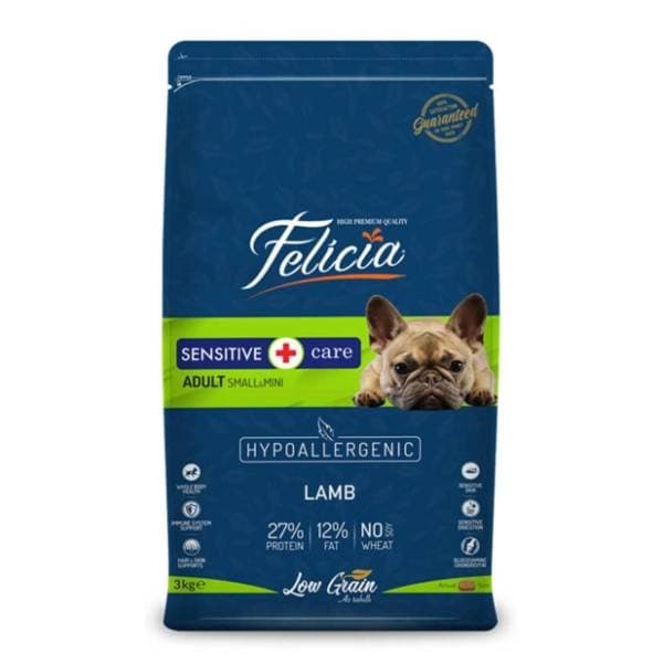 FELICIA Low grain hrana za odrasle pse jagnjetina 3kg 0