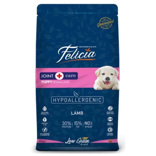 FELICIA Low grain hrana za srednje pse jagnjetina 3kg 0