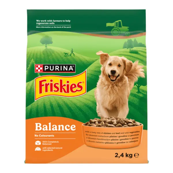 FRISKIES Adult balance piletina i povrće 2,4kg 0