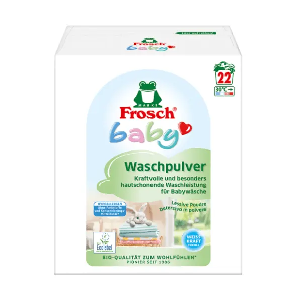 FROSCH Baby deterdžent za beli veš 1,05kg 0