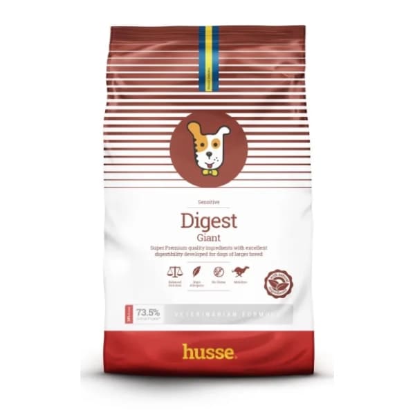 HUSSE Digest giant sensitive jagnjetina losos pirinač 12,5kg 0
