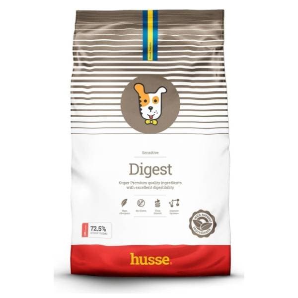 HUSSE Digest hrana za pse jagnjetina losos i pirinač 7kg 0