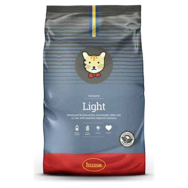 HUSSE Exclusive light hrana za gojazne mačke piletina 2kg 0