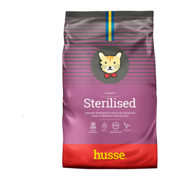 HUSSE Exclusive sterilised hrana za mačke piletina 7kg 0