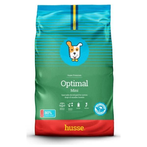 HUSSE Optimal mini hrana za aktivne pse piletina 7kg 0