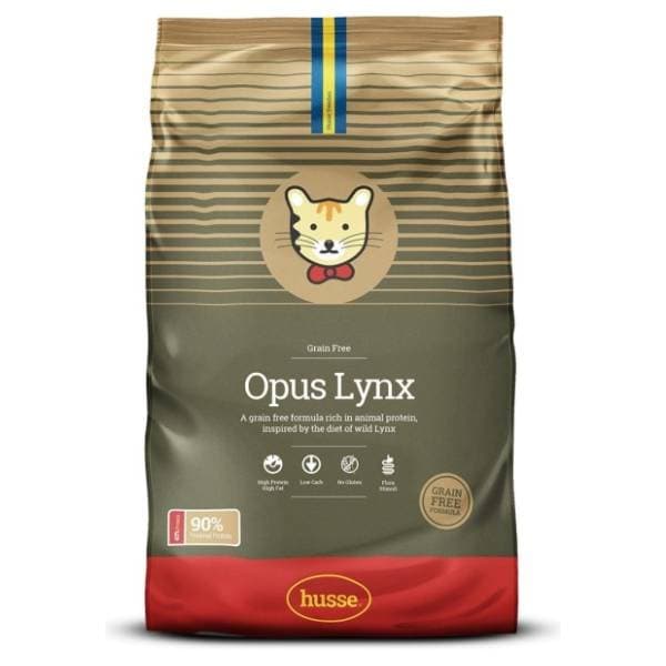 HUSSE Opus lynx grain free hrana za mačke 2kg 0