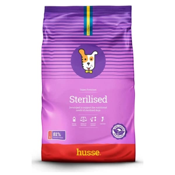 HUSSE Sterilised mini hrana za odrasle pse piletina 2kg 0