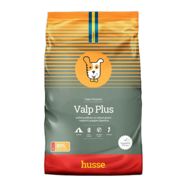 HUSSE Valp Plus suva hrana za štence piletina 12,5kg 0