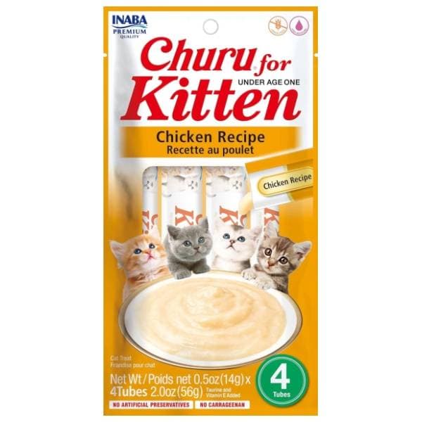 INABA Churu kitten poslastica za mačiće piletina 14g 0