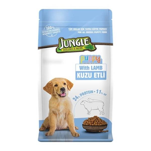JUNGLE Puppy hrana za štence jagnjetina 15kg 0