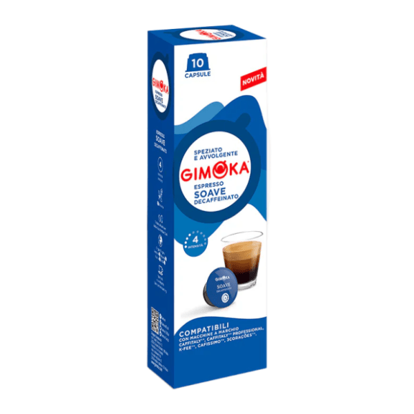 Kapsule GIMOKA Espresso Soave decafeinato 10kom 0