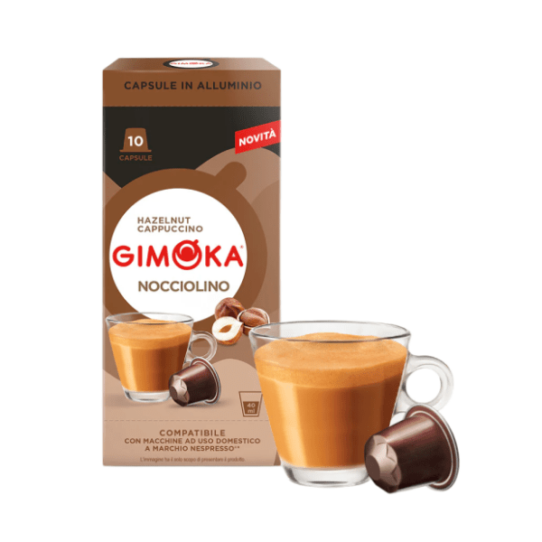 Kapsule GIMOKA Nocciolino in alluminio 10kom 0