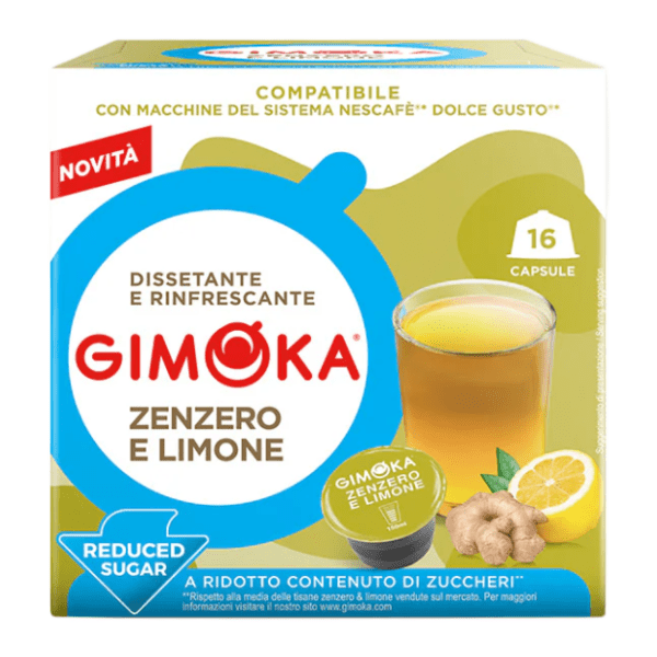 Kapsule GIMOKA Tisana Zenzero e Limone 16kom 0