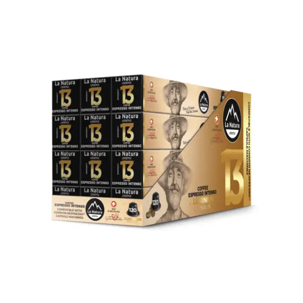 Kapsule LA NATURA LIFESTYLE Espresso inteso alu kafa 12x10kom 0