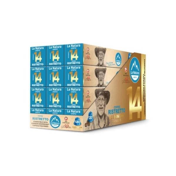Kapsule LA NATURA LIFESTYLE Ristretto alu kafa 12x10kom 0