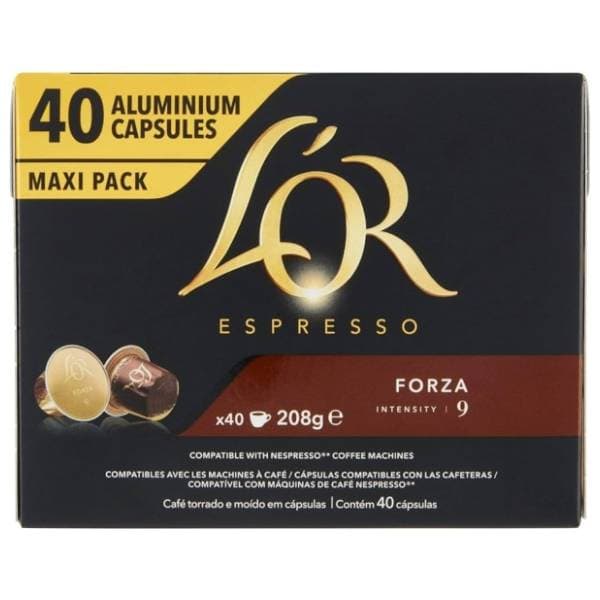 Kapsule L'OR Forza 40kom 0