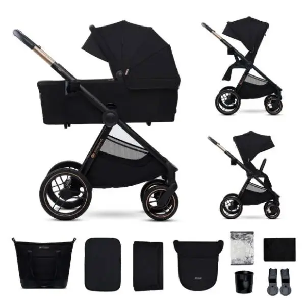 KINDERKRAFT kolica za bebe 2 u 1 Nea 2 Midnight crna 0
