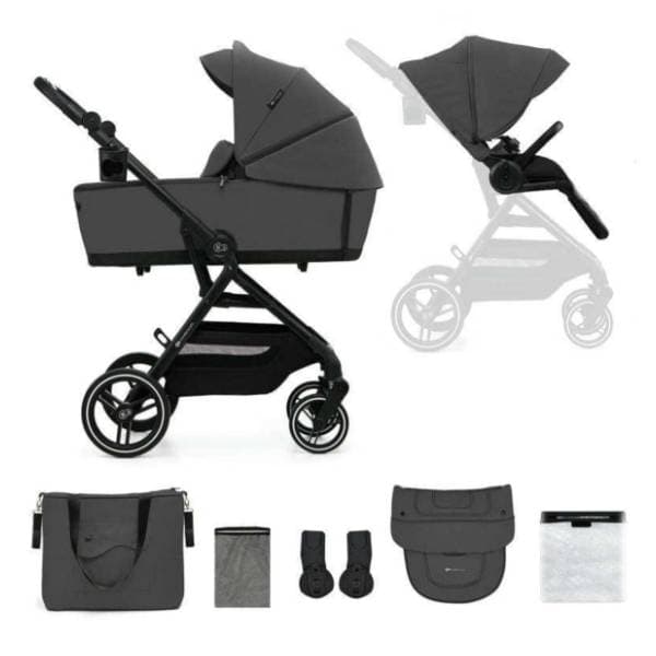 KINDERKRAFT kolica za bebe 2 u 1 Yoxi Moonlight grey 0