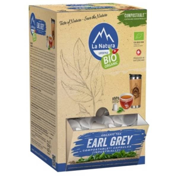 LA NATURA LIFESTYLE Bio čaj earl grey & citrus 100kapsula 0