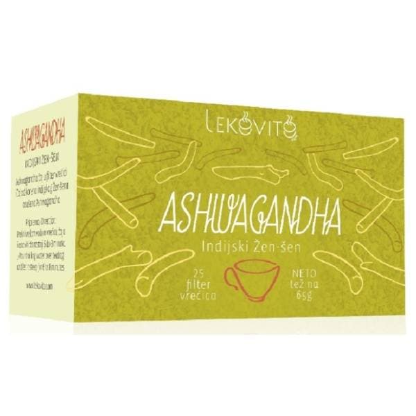 LEKOVITO čaj ashwagandha 65g 0