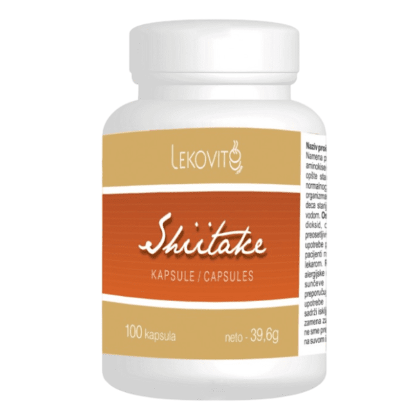 LEKOVITO Shiitake kapsule 100kom 0