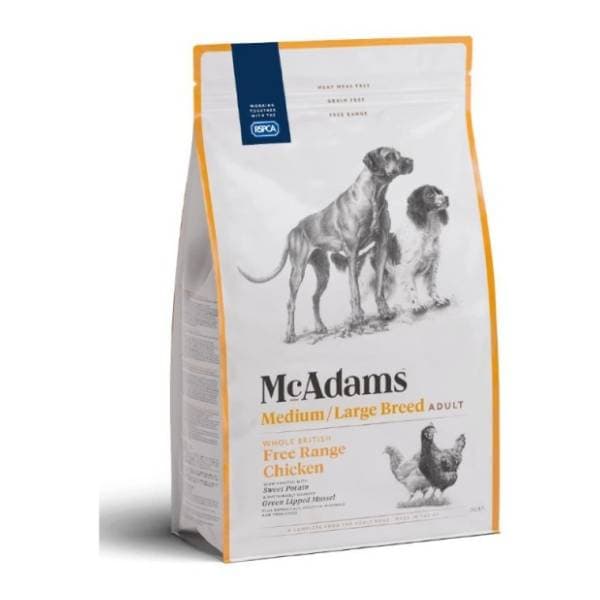MC ADAMS Medium large breed hrana za pse piletina 2kg 0