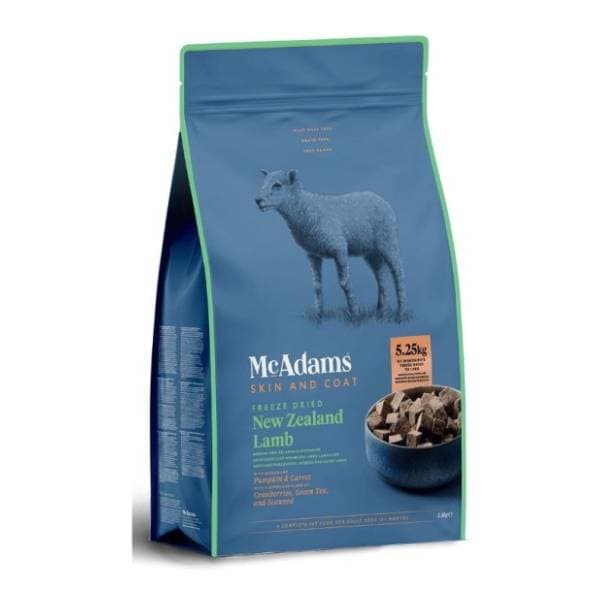 MC ADAMS Raw preserve freeze dried hrana za pse jagnjetina 400g 0