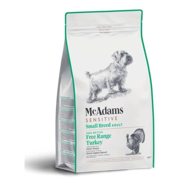 MC ADAMS Sensitive small breed hrana za pse turkey 2kg 0