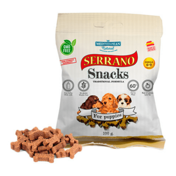 MEDITERRANEAN NATURAL Serrano puppy poslastica za pse 100g 0
