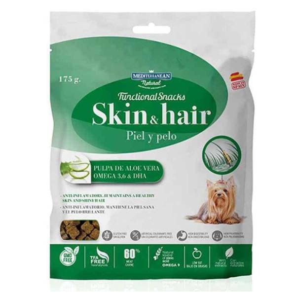 MEDITERRANEAN NATURAL Skin & hair poslastica za pse 175g 0