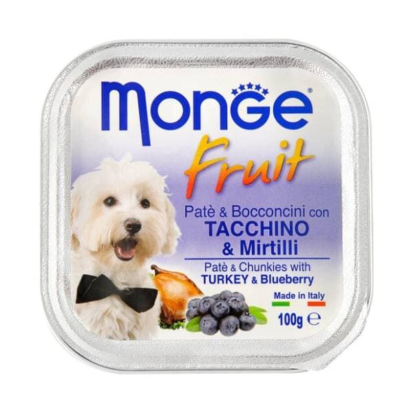 MONGE Fruit hrana za pse ćuretina i borovnica 100g 0