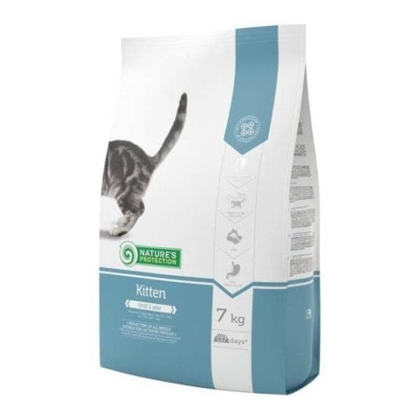 NATURE'S PROTECTION Kitten hrana za mačke živina 7kg 0