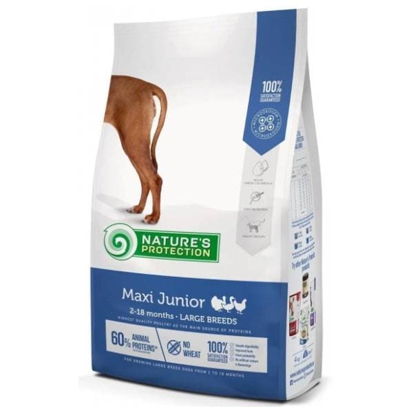 NATURE'S PROTECTION Maxi junior hrana za štence 12kg 0