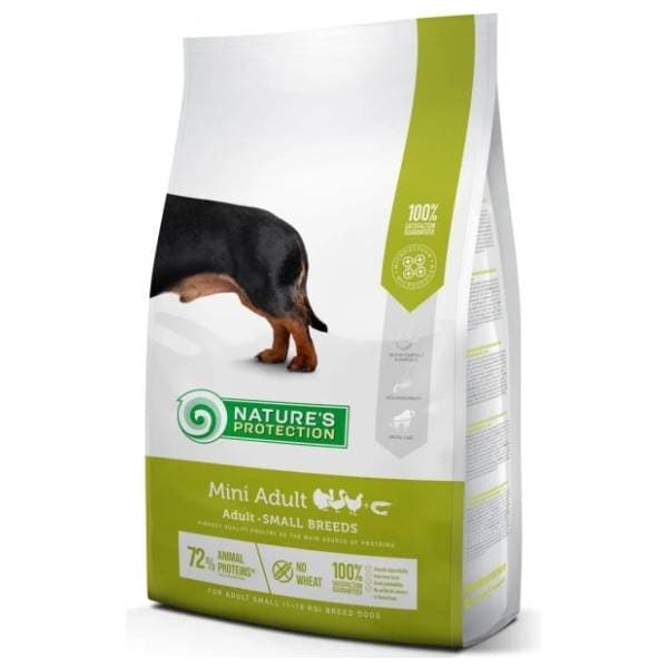 NATURE'S PROTECTION Mini adult hrana za pse piletina 7,5kg 0