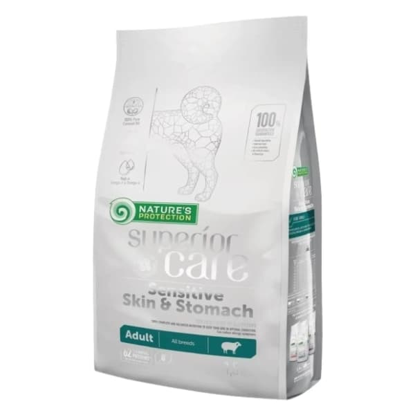 NATURE'S PROTECTION Sensitive skin&stomach jagnjetina 1,5kg 0