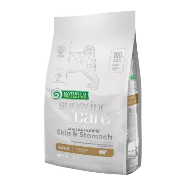 NATURE'S PROTECTION Sensitive skin & stomach jagnjetina 1,5kg 0
