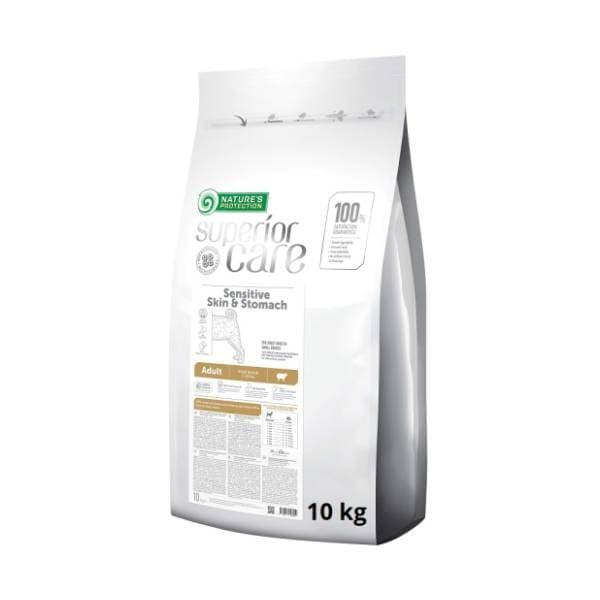NATURE'S PROTECTION Sensitive skin & stomach jagnjetina 10kg 0