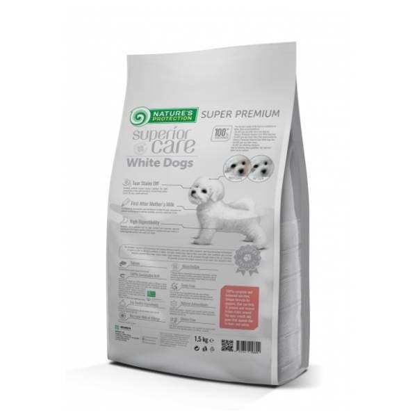 NATURE'S PROTECTION White dog hrana za pse losos 1,5kg 0