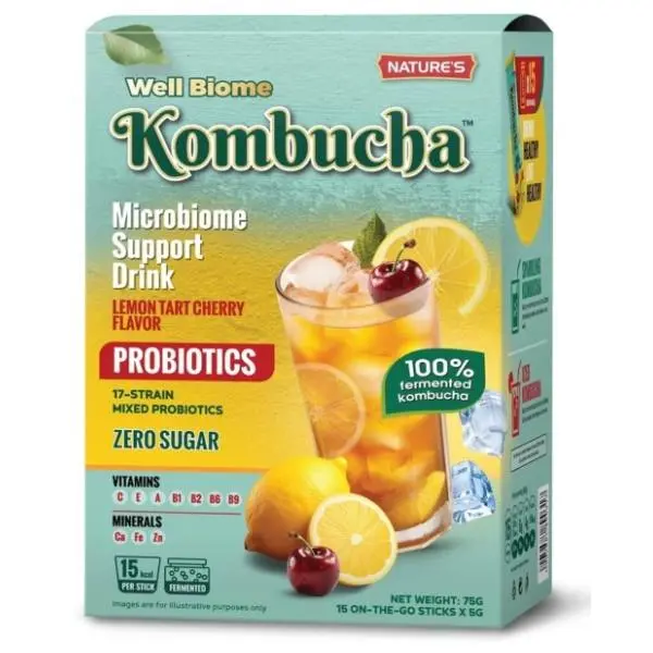 NATURE'S Well biome kombucha čaj limun višnja 75g 0