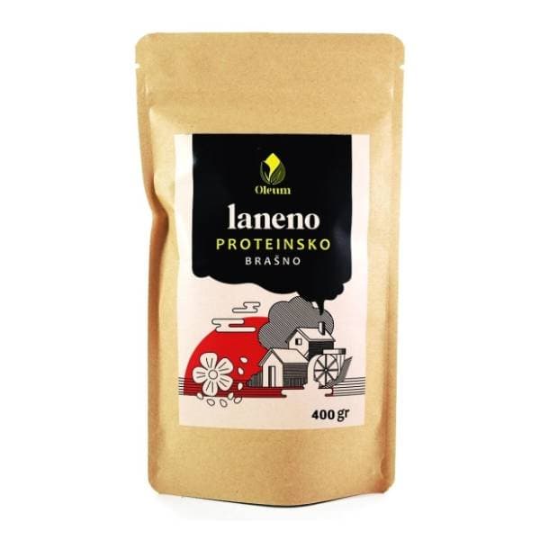 OLEUM proteinsko brašno laneno 400g 0