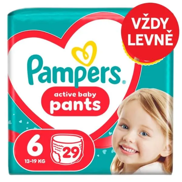 PAMPERS pelene pants 6 29kom 0