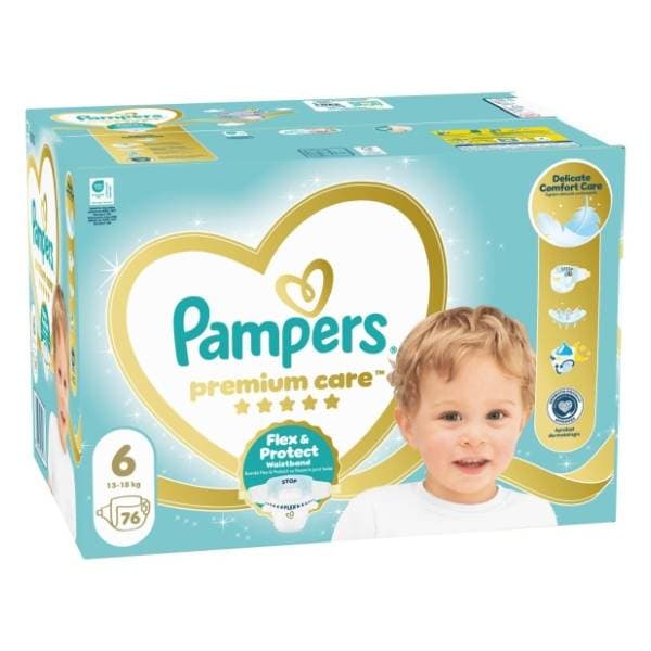 PAMPERS pelene premium care 6 76kom 0