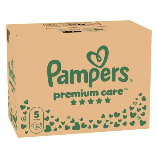 PAMPERS Premium care monthly pack 5 160kom 0