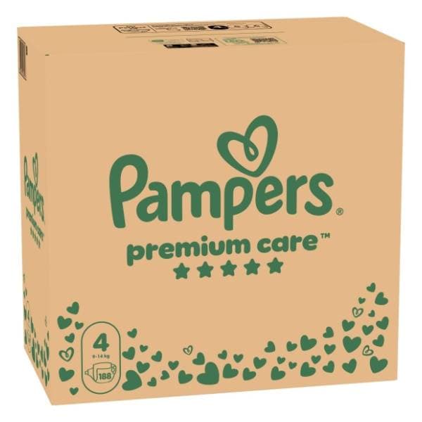 PAMPERS Premium care monthly pack 4 188kom 0